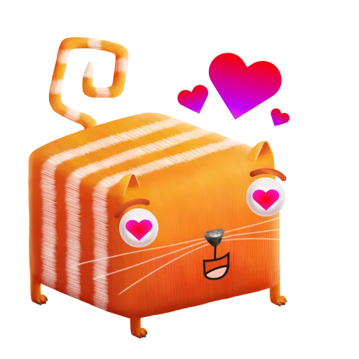 😍 Стикер «CubicCat / Кубокот» для Telegram