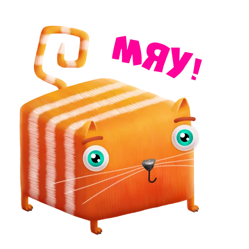 😺 Стикер «CubicCat / Кубокот» для Telegram