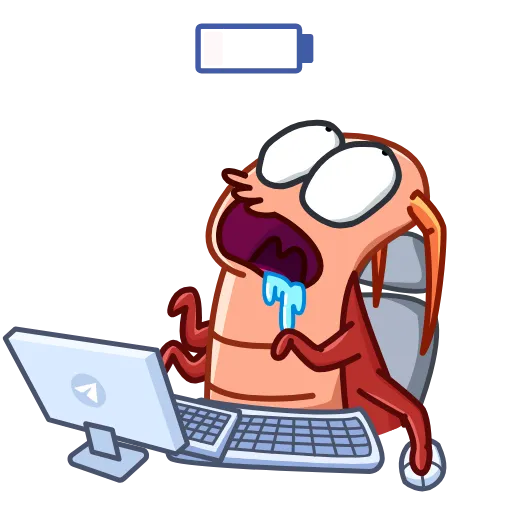 😪 Стикер «Сucaracha» для Telegram