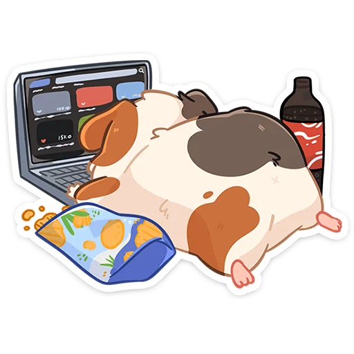 💻 Стикер «Огурчик» для Telegram