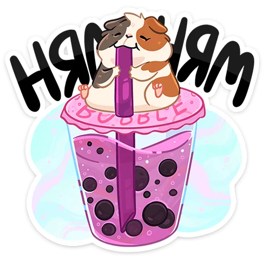🥤 Стикер «Огурчик» для Telegram