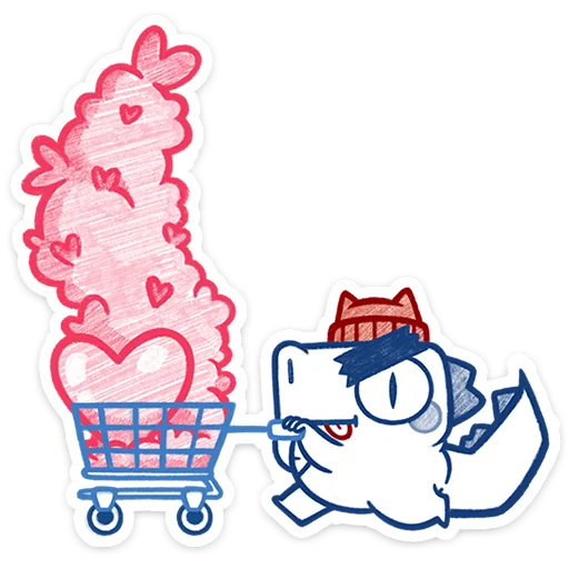 ❤️ Стикер «Кумбер» для Telegram