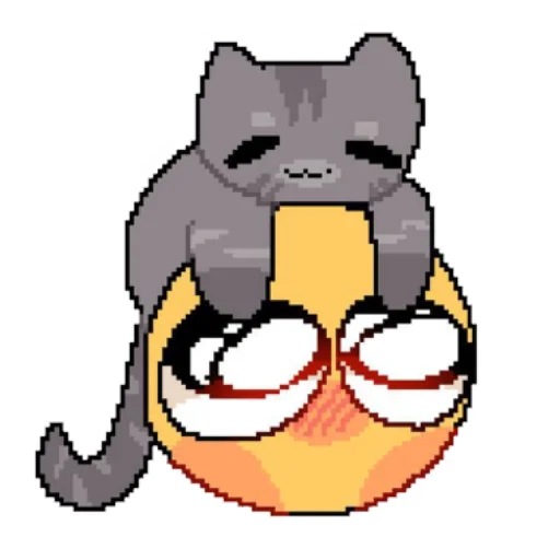 🐈 Стикер «𝚌𝚞𝚛𝚜𝚎𝚍 𝚎𝚖𝚘𝚓𝚒𝚜» для Telegram