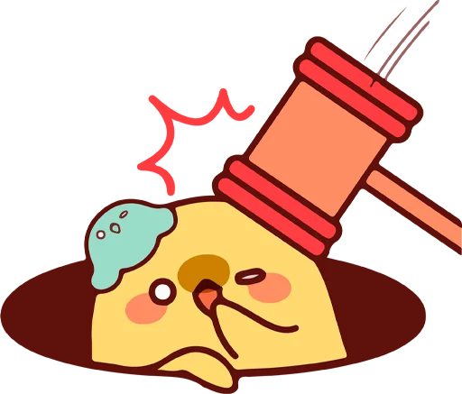 👊 Стикер «Cup duck&;s daily life» для Telegram