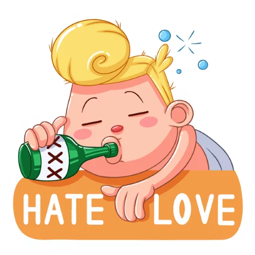 😤 Стикер «Cupidon» для Telegram