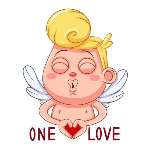 😍 Стикер «Cupidon» для Telegram