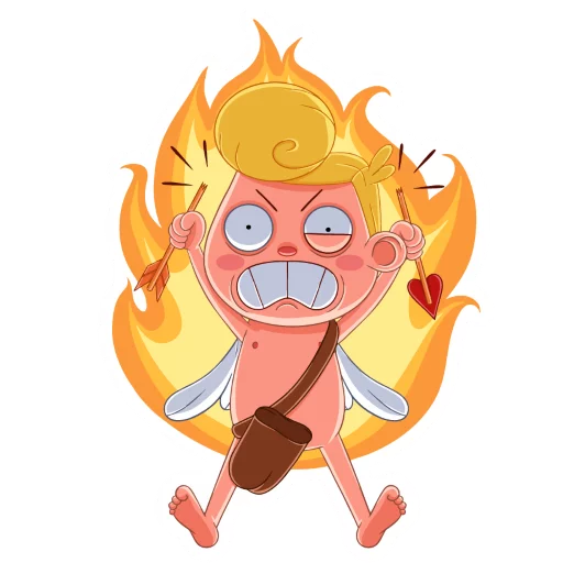 😡 Стикер «Cupidon» для Telegram
