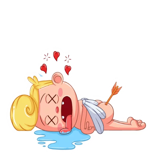 😰 Стикер «Cupidon» для Telegram