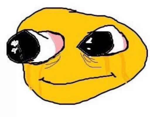 😭 Стикер «[ c u r s e d ]» для Telegram