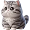 😳 Эмодзи «🥺полосатый котёнок» для Telegram