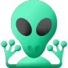 👽 Эмодзи «рандом 3D» для Telegram
