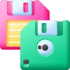 💾 Эмодзи «рандом 3D» для Telegram