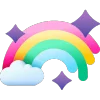 🌈 Эмодзи «рандом 3D» для Telegram