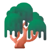 🌳 Эмодзи «3D рандом - 3» для Telegram