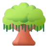 🌳 Эмодзи «3D рандом - 3» для Telegram