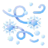 ❄️ Эмодзи «3D рандом - 3» для Telegram