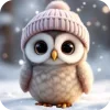 🦉 Эмодзи «Милые Зимние Животные» для Telegram