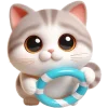 🌊 Эмодзи «Милый котик» для Telegram
