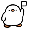 🏳️ Эмодзи «cute duck» для Telegram