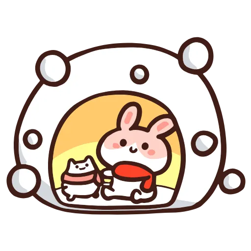 🏠 Эмодзи «Cute Duo» для Telegram