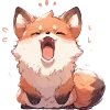 😄 Эмодзи «🖐 Набор эмоджи с лисичками» для Telegram