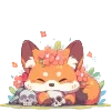 😈 Эмодзи «🖐 Набор эмоджи с лисичками» для Telegram