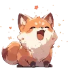 😀 Эмодзи «🖐 Набор эмоджи с лисичками» для Telegram