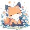 🌹 Эмодзи «🖐 Набор эмоджи с лисичками» для Telegram