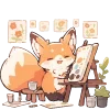 🎨 Эмодзи «🖐 Набор эмоджи с лисичками» для Telegram