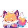😏 Эмодзи «🖐 Набор эмоджи с лисичками» для Telegram