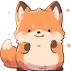😝 Эмодзи «🖐 Набор эмоджи с лисичками» для Telegram