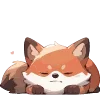 💤 Эмодзи «🖐 Набор эмоджи с лисичками» для Telegram