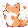 😣 Эмодзи «🖐 Набор эмоджи с лисичками» для Telegram