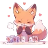 🔮 Эмодзи «🖐 Набор эмоджи с лисичками» для Telegram
