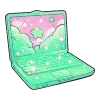 💻 Эмодзи «Cute Green» для Telegram