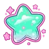 ⭐️ Эмодзи «Cute Green» для Telegram