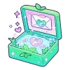 🪔 Эмодзи «Cute Green» для Telegram