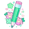 ✏️ Эмодзи «Cute Green» для Telegram