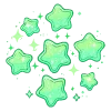 ✨ Эмодзи «Cute Green» для Telegram