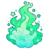 🔥 Эмодзи «Cute Green» для Telegram
