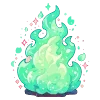 🔥 Эмодзи «Cute Green» для Telegram