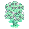🎈 Эмодзи «Cute Green» для Telegram