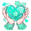 Эмодзи Cute Green для Telegram — скачать