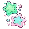 ⭐️ Эмодзи «Cute Green» для Telegram