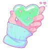 💚 Эмодзи «Cute Green» для Telegram