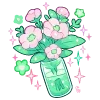 🪴 Эмодзи «Cute Green» для Telegram