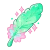 🪶 Эмодзи «Cute Green» для Telegram