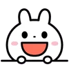 👀 Эмодзи «Cute Rabbit» для Telegram