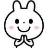 🙏 Эмодзи «Cute Rabbit» для Telegram