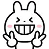 ✌️ Эмодзи «Cute Rabbit» для Telegram